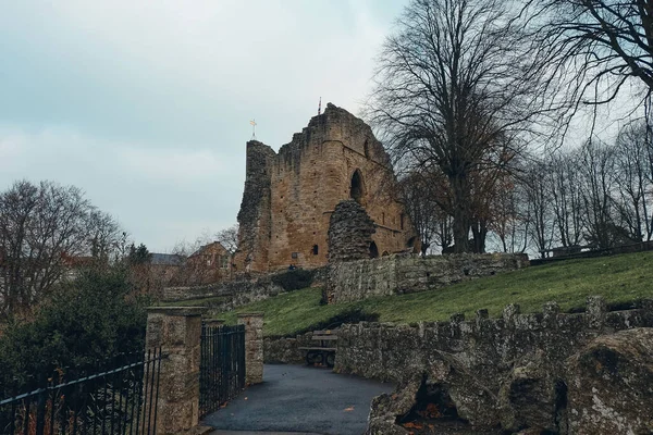 Het Landschap Rond Knaresborough Castle Verenigd Koninkrijk Stockfoto