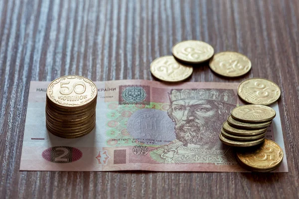 Валюті України-гривні. — стокове фото