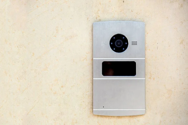 Intercom Camera Card Reader Safe Access Access Control System Thieves — Stock Photo, Image
