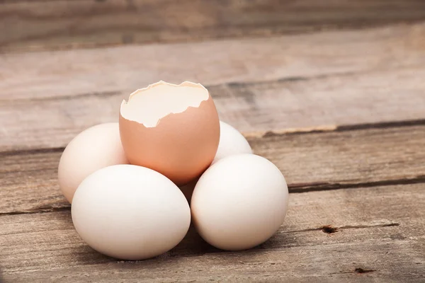 The eggs put on a small group — Stock Photo, Image
