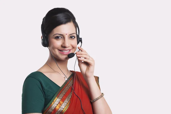 Call center operator — Stock Photo, Image