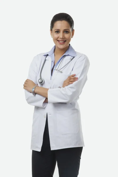 Medico femminile sorridente — Foto Stock