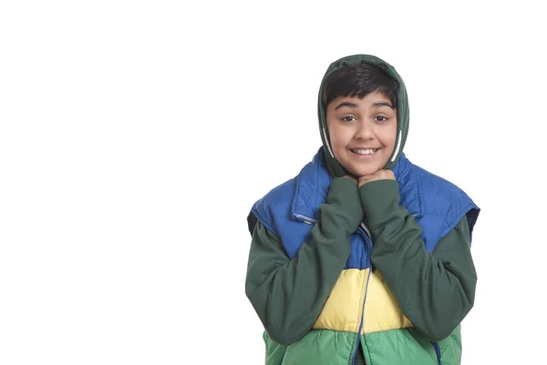 Indischer Junge lächelt — Stockfoto