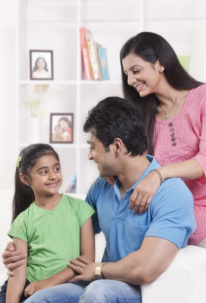 Happy Family smiling — Stock Photo, Image