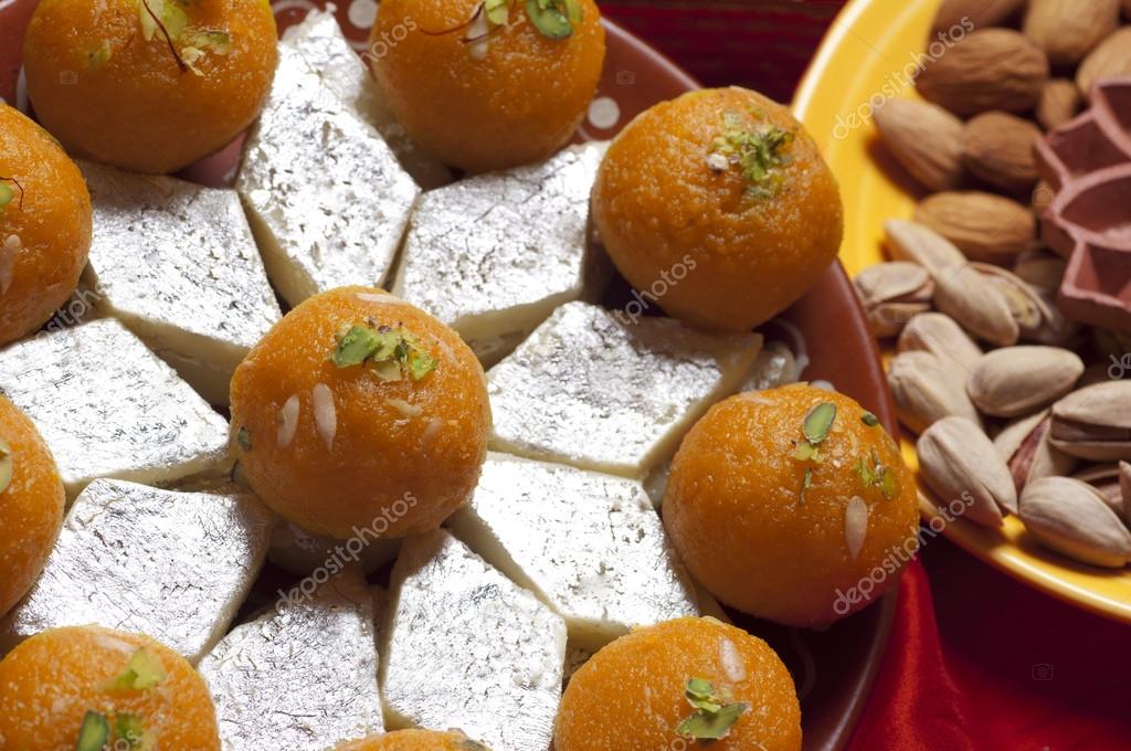 indian sweets and nuts