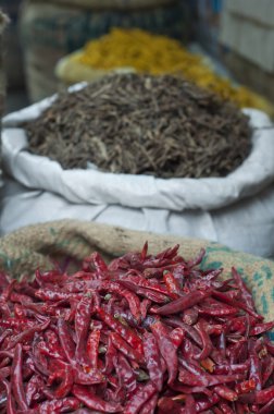  torbalarda kurutulmuş biber 