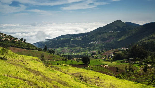 Thalakundah village near Ooty in Nilgiris, Tamilnadu, India — Stock Photo, Image