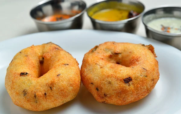 Methu Vadai (Vada) - Jihoindická svačinka — Stock fotografie