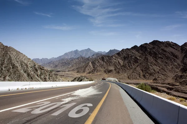 Strada per il nuovo anno - 2016 — Foto Stock