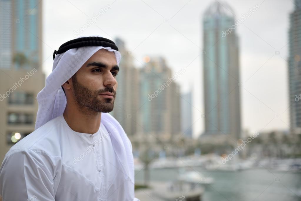 Young confident Emirati man
