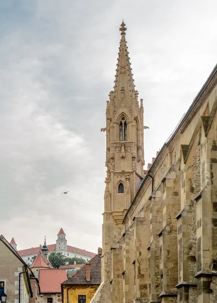 Věž Clarissine kostela — Stock fotografie