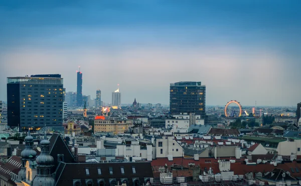 Wien om natten – stockfoto