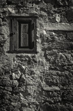 Pedraza, Segovia 'daki eski duvar (İspanya)