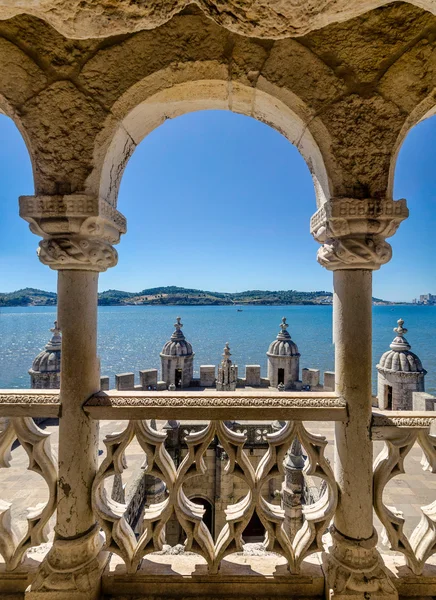 Varanda para o rio Tejo — Fotografia de Stock