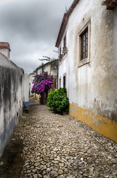 Rua em Óbidos — Fotografia de Stock