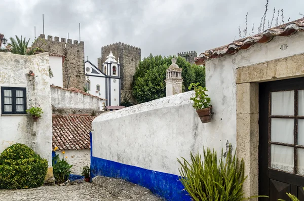 Street in Óbidos — Stockfoto