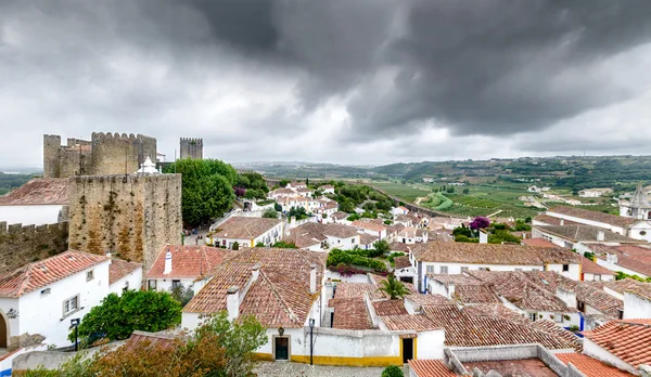 Panorama of Óbidos — Stock Photo, Image
