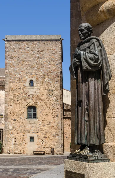 Estatua de San Pedro de Alcántara — Foto de Stock