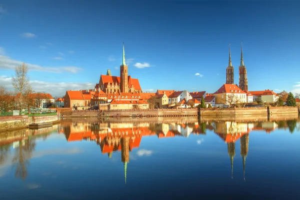 Cathedral Island in Wroclaw, Poland — Stock Photo, Image