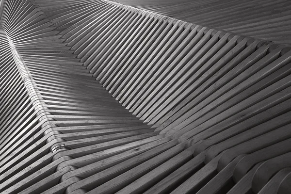 Abstract black and white wooden structure — Stock Photo, Image