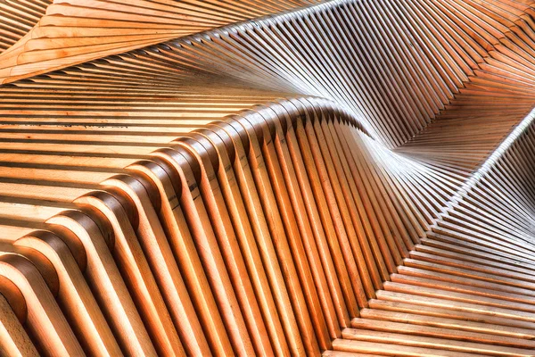 Abstract wooden construction — Stock Photo, Image