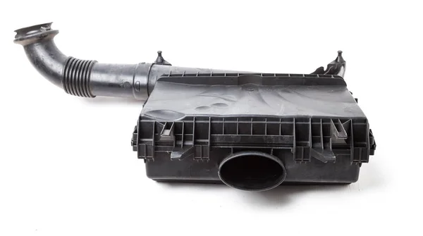 Корпус Фільтра Очищення Впускного Колектора Автомобільного Двигуна Чорного Пластику Кондиціонування — стокове фото