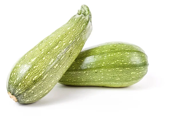 Jeunes Courgettes Crues Fraîches Famille Des Courges Couleur Verte Sur — Photo