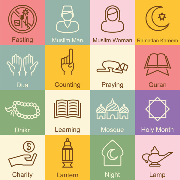 ramadan outline design