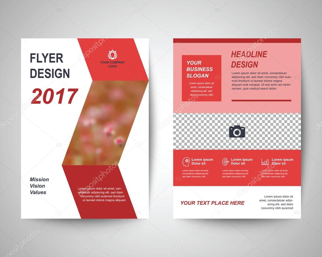 Abstract flyer layout template, brochure background, leaflet with cover, vector design in a4 size for business annual report