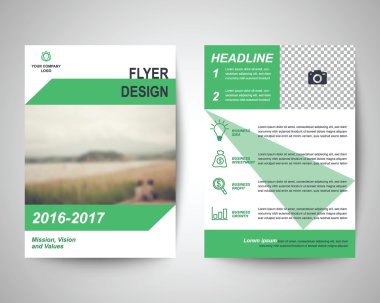 Yeşil el ilanı a4 şablonu