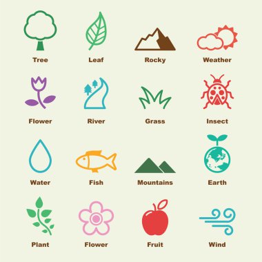 doğal elemanları simgeler