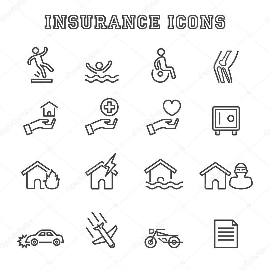 insurance line icons