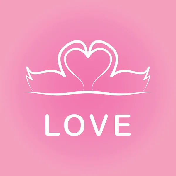 Love valentines dag — Stockvector