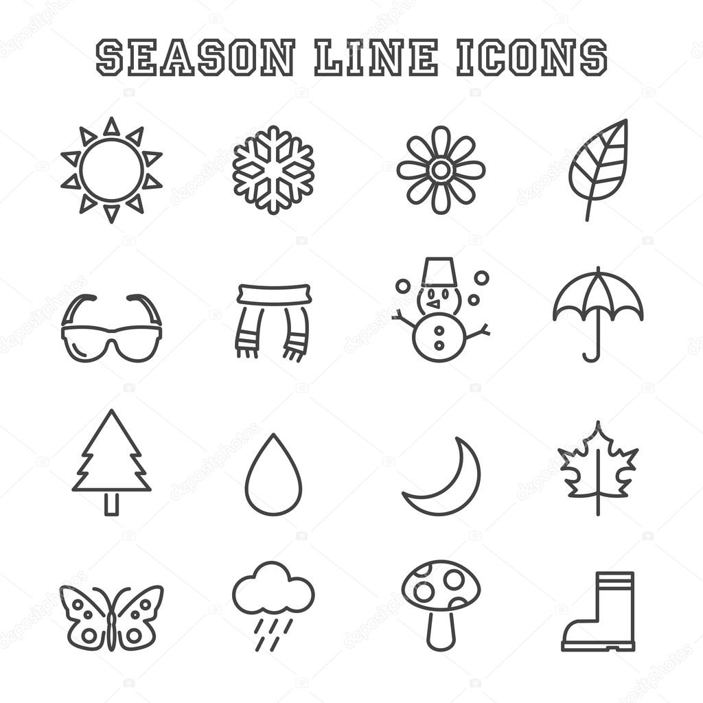 season line icons