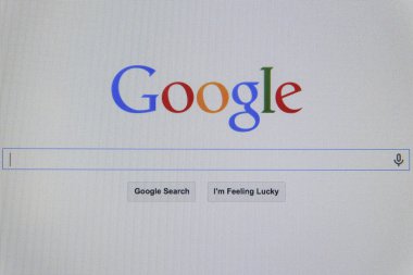 Tayland - 2 Eylül 2014: Google arama ilk açılış sayfası v