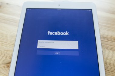 Chiang Mai, Tayland - 07 Eylül 2014: Facebook uygulaması 