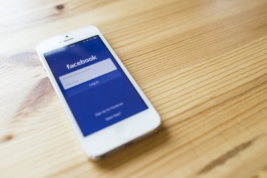 Chiang Mai, Tayland - 07 Eylül 2014: Facebook uygulaması 