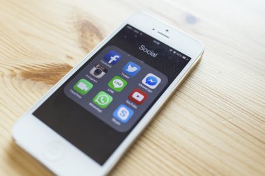 Chiang Mai, Tayland - 07 Eylül 2014: Tüm popüler sosyal