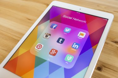 Chiang Mai, Tayland - 07 Eylül 2014: Tüm popüler sosyal