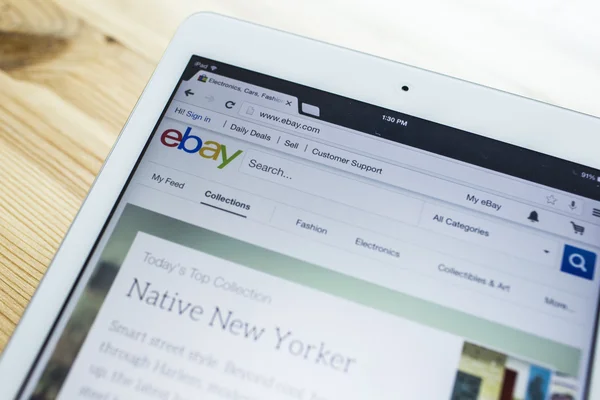 CHIANG MAI, THAILAND - SEPTEMBER 07, 2014: Close up of ebay's we — Stock Photo, Image