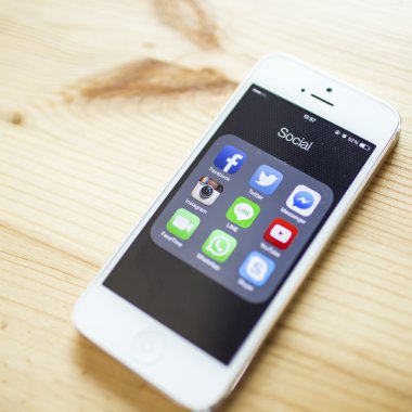 Chiang Mai, Tayland - 07 Eylül 2014: Tüm popüler sosyal