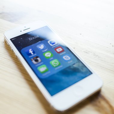 Chiang Mai, Tayland - 07 Eylül 2014: Tüm popüler sosyal