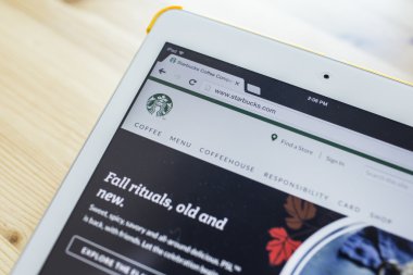 Chiang Mai, Tayland - 07 Eylül 2014: Fotoğraf Starbucks co