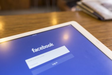 Chiang Mai, Tayland - 17 Eylül 2014: Facebook uygulaması 