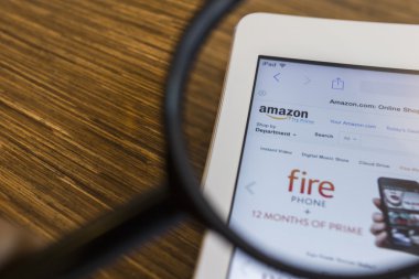 Chiang Mai, Tayland - 17 Eylül 2014: Amazon.com, Inc olan bir