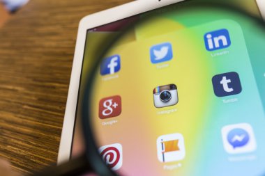 Chiang Mai, Tayland - 17 Eylül 2014: Tüm popüler sosyal