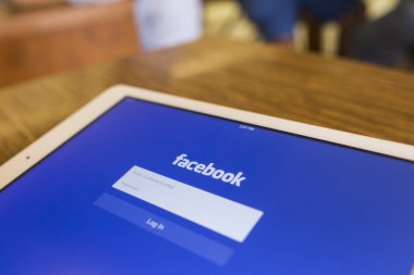 Chiang Mai, Tayland - 17 Eylül 2014: Facebook uygulaması 