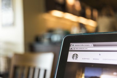 Chiang Mai, Tayland - 02 Ekim 2014: Starbucks kahve fotoğrafı
