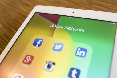 Chiang Mai, Tayland - 17 Eylül 2014: Tüm popüler sosyal