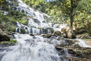 Mae Ya şelale Chiang Mai, Tayland.